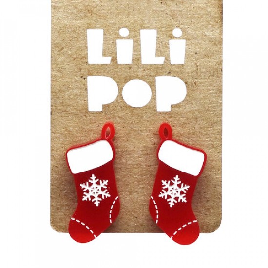 Boucles d'oreilles Lili POP- Bas de Noël